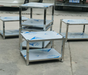 不銹鋼工作臺(tái)2層